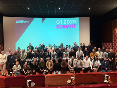 MaxContact staff at their annual staff summit, January 2026. Photo credit MaxContact.png