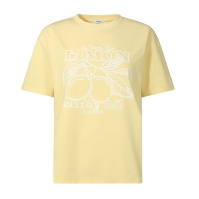 Cello Womens Relaxed Fit Premium Supersoft T-Shirt - Butter Yellow