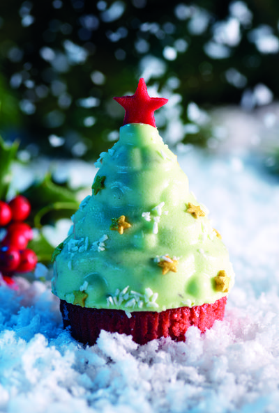 Red Velvet Christmas Tree
