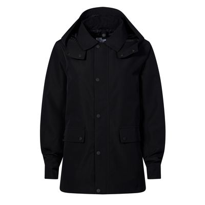 Shea Womens Waterproof Short Car Coat - Black