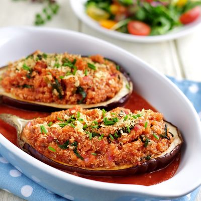 SEPTEMBER Stuffed Aubergine