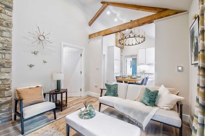 Lounge at the Toll Bar Luxury Villa at Langley Castle, Northumberland, UK