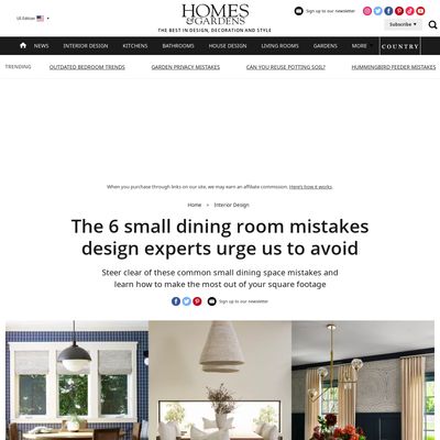 Screencapture of Homes & Gardens