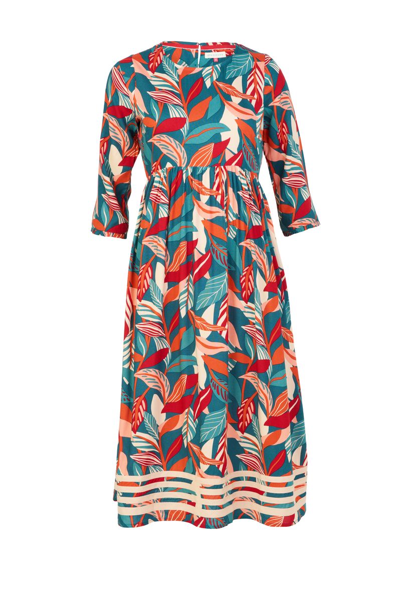 Brakeburn Evergreen Leaves Dress (cut out) - £69.99