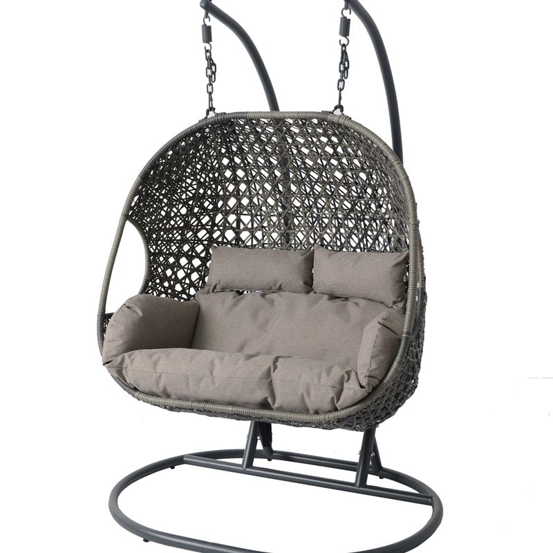 Serenity Double Hanging Garden Egg Chair