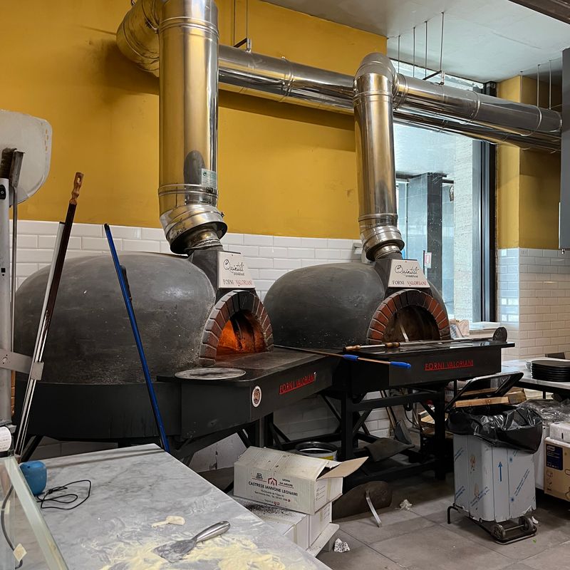 Valoriani ovens, as supplied in the UK by Orchard Ovens, in Mercato Centrale, Rome