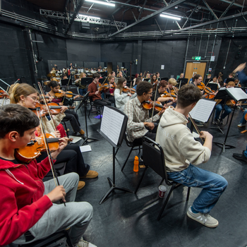 Young people rehearsing at Haymarket Theatre (6).jpg