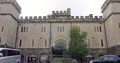 Outside shot of the castle