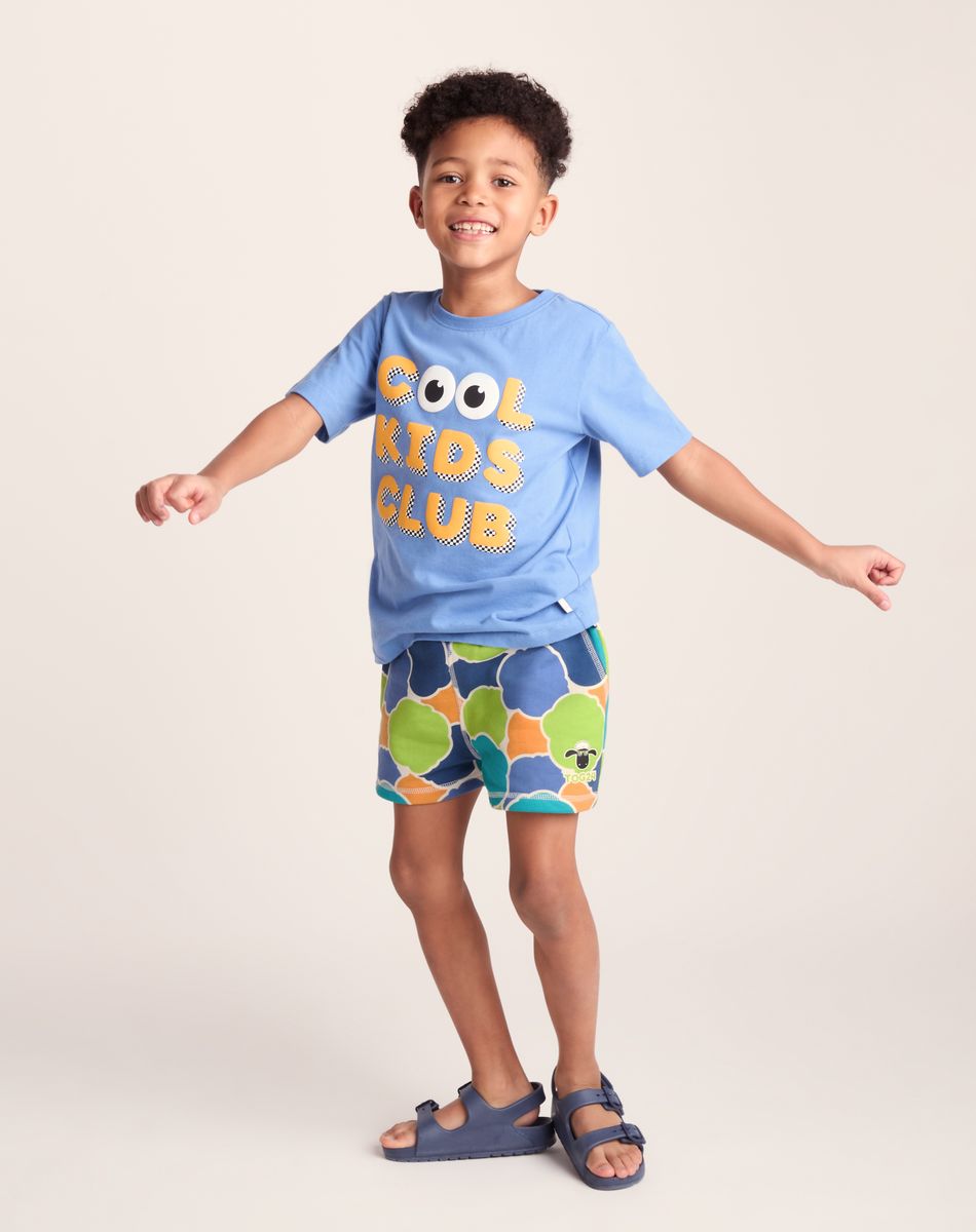 Suffolk Kids Shaun the Sheep T-Shirt - Bluebell