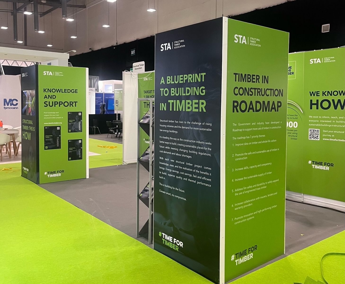 The STA stand at Offsite Expo